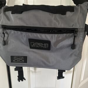 Alpha Outpost messenger bag collaboration w Grunt Style W 15 Patches & Keychain